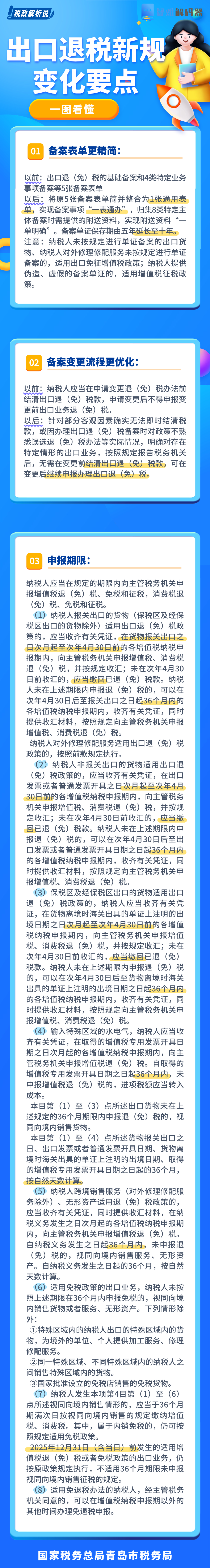 疑难解码器 ▏一图看懂出口退税新规变化要点